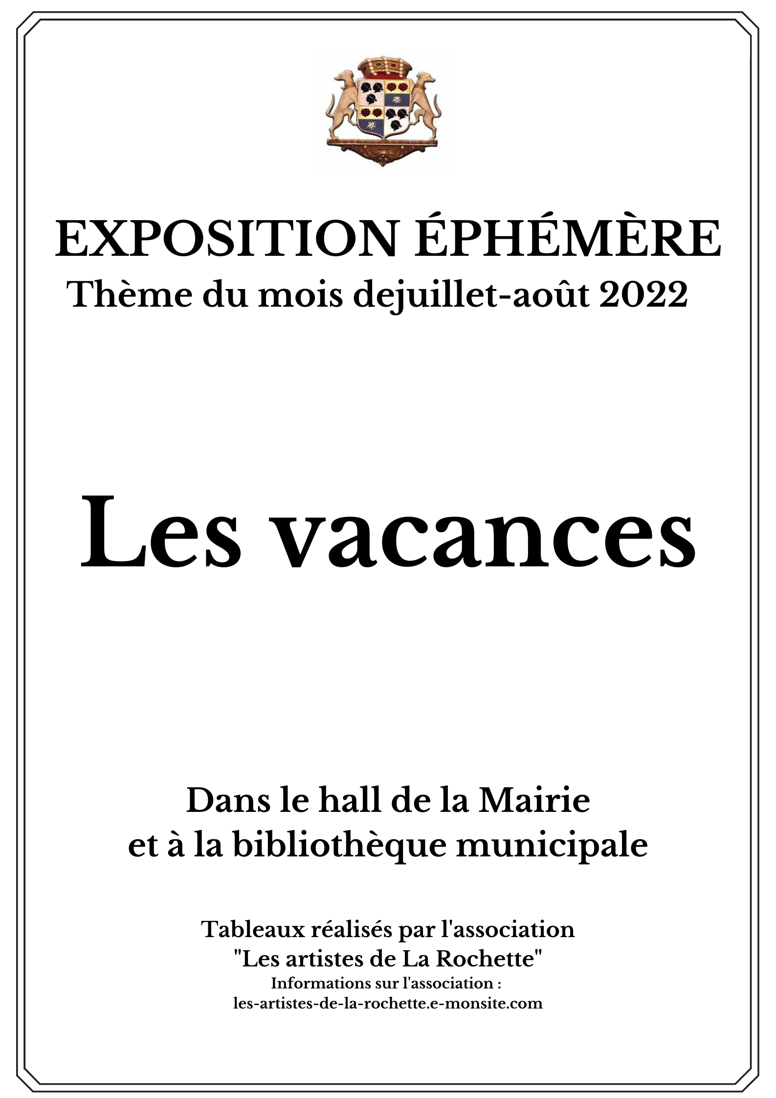EXPOSITION ÉPHÉMÈRE 13