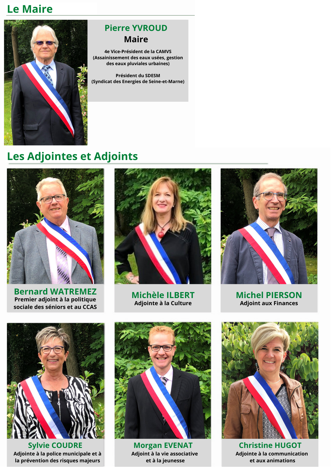 maire adjoints